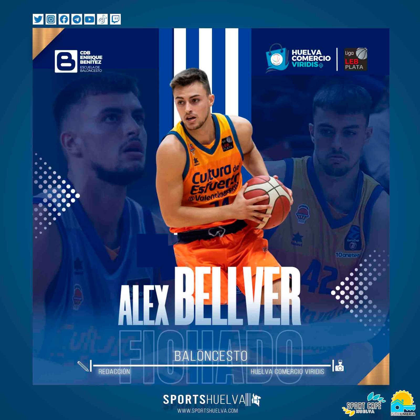 EL ESCOLTA ALEX BELLVER SE INCORPORA AL HUELVA COMERCIO VIRIDIS EN LEB ...
