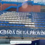 La Diputación y el Recreativo presentan la Grada de la Provincia