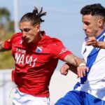 El Atlético Onubense de Jesús Ortiz se estrena con un puntazo de esperanza (2-2)