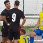 Un bochornoso final ensombrece el final de la pretemporada del Atlético Onubense ante el Moguer (0-0)