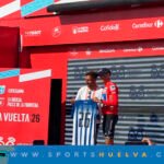 El Recreativo también estuvo presente en una llegada histórica de La Vuelta en La Rábida