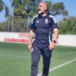 Jesús Ortiz, técnico del Atlético Onubense: «El equipo ha competido de manera fantástica»